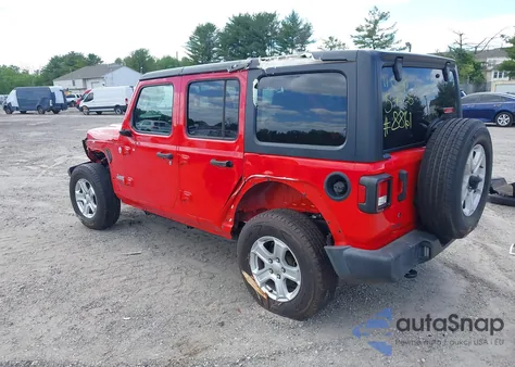 2018 Jeep Wrangler Unlimited Sport S 4X4 из США, поврежденный, VIN 1C4HJXDG8JW103245